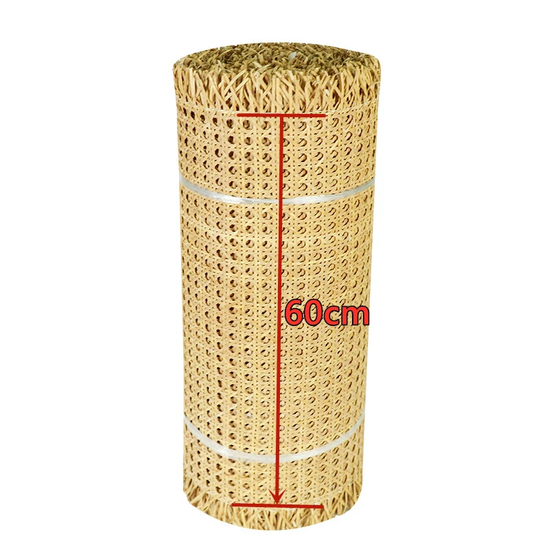 60CM X 1-3 Meters Cane Webbing Roll Natural Real Rattan For Chair Table Furniture Material