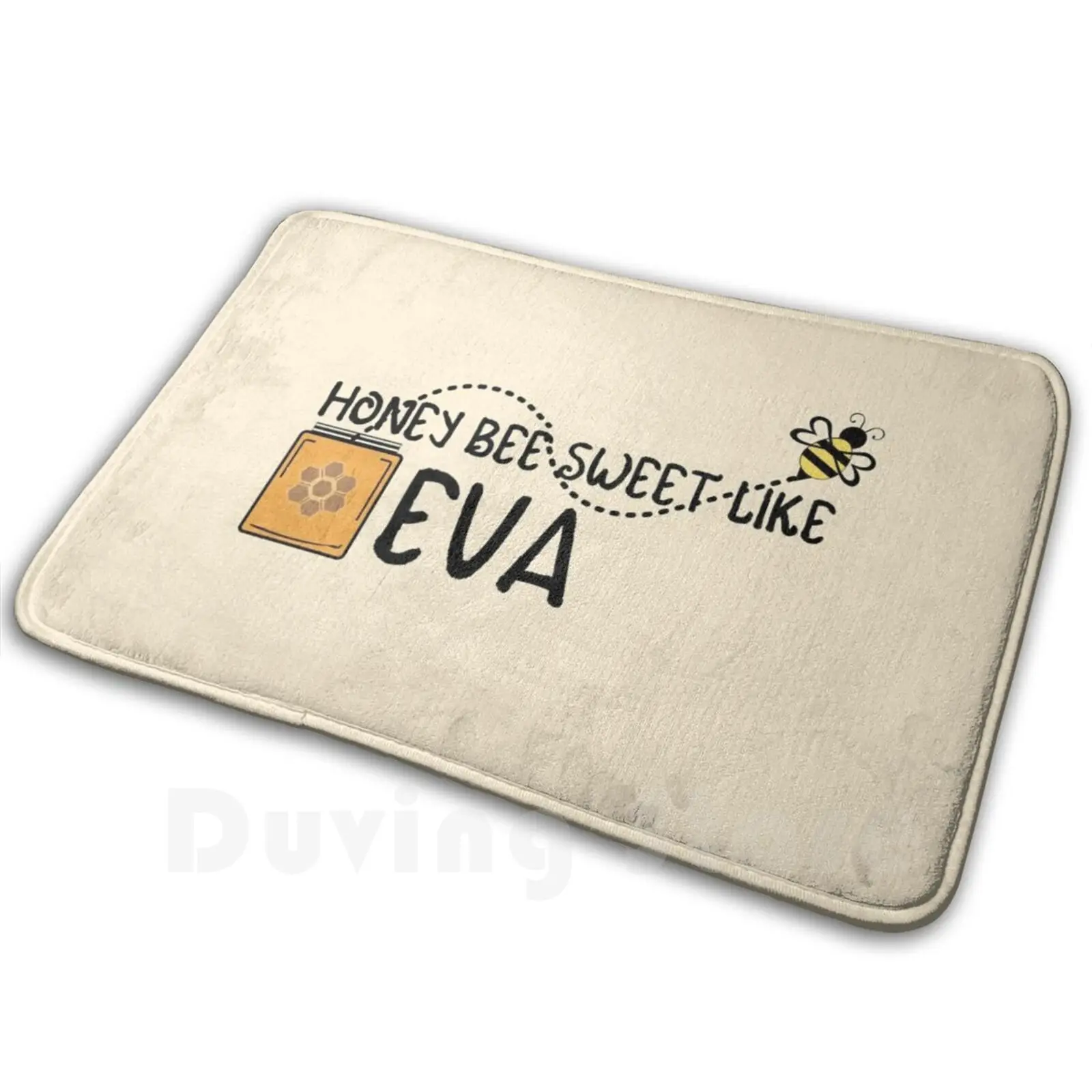 Honey Bee Sweet Like Eva Carpet Mat Rug Cushion Soft Eva Name Honey Bee Bumble Queen Personalized Sweet Cute Honeycomb