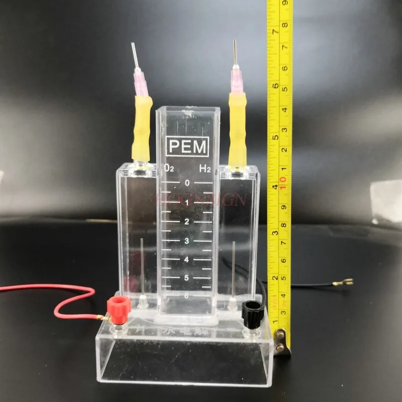 Expérimentateur d\'électrolyse de l\'eau, hydrogène et oxygène, fuchsia, démonstration de chimie, instrument d\'électrolyse de l\'eau