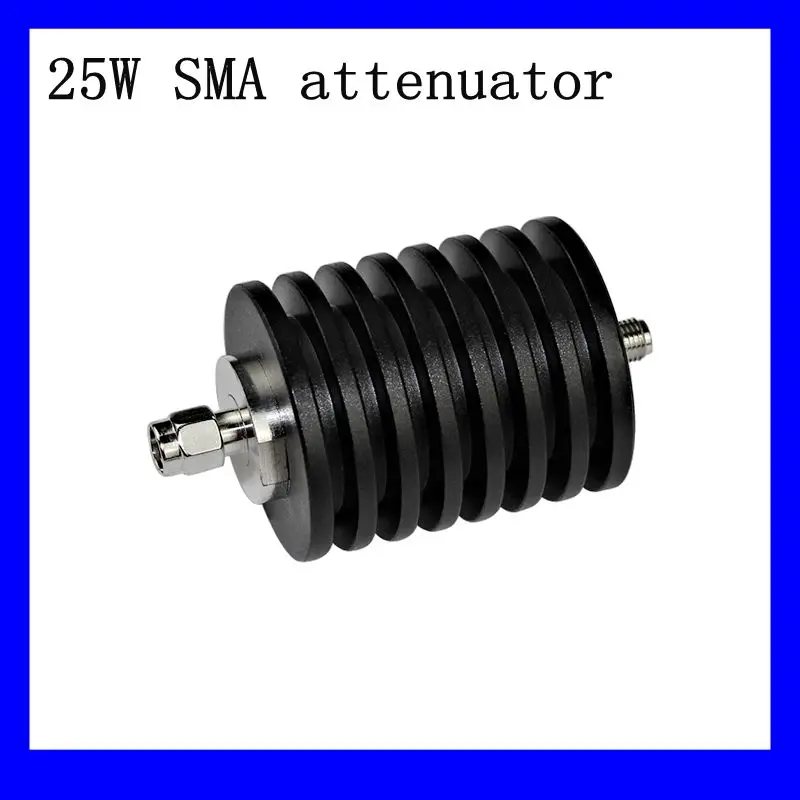 Imagem -02 - Plugue Macho de Sma para Conector de Alimentação Coaxial Fêmea Jack rf Atenuador tipo Sma Dc3 Ghz 4ghz 10 15 20 30 40 50ohms 25w