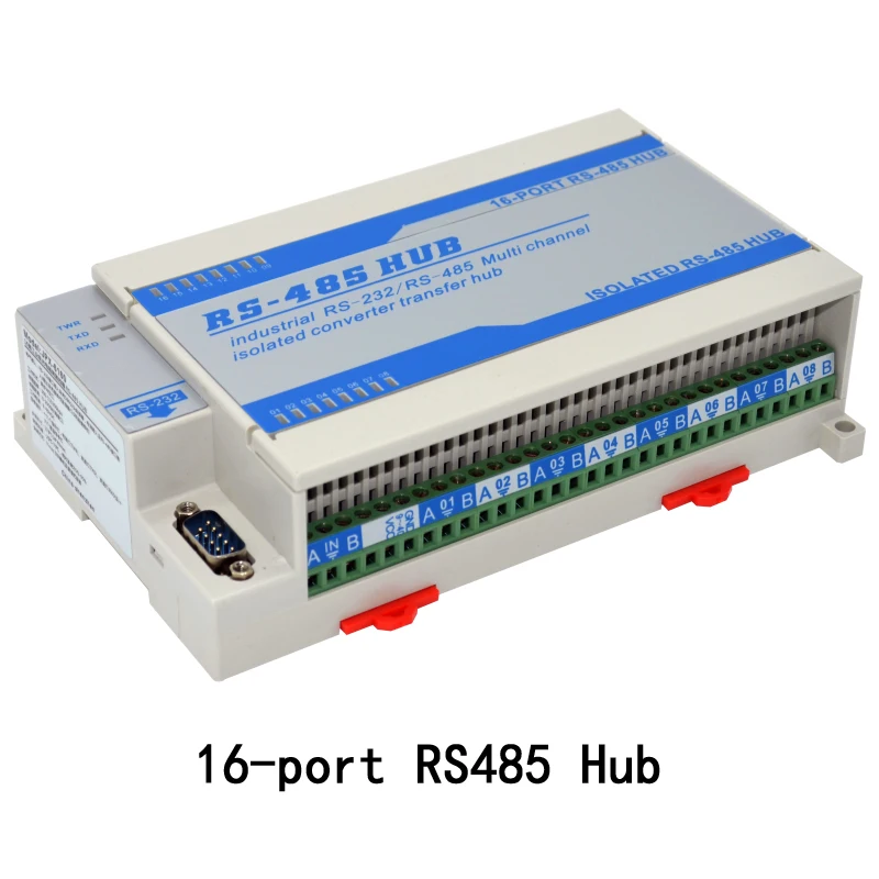 

JPX-6160 Lightning protection isolated bidirectional 16 way 16 port RS485 hub hub sharing device splitter