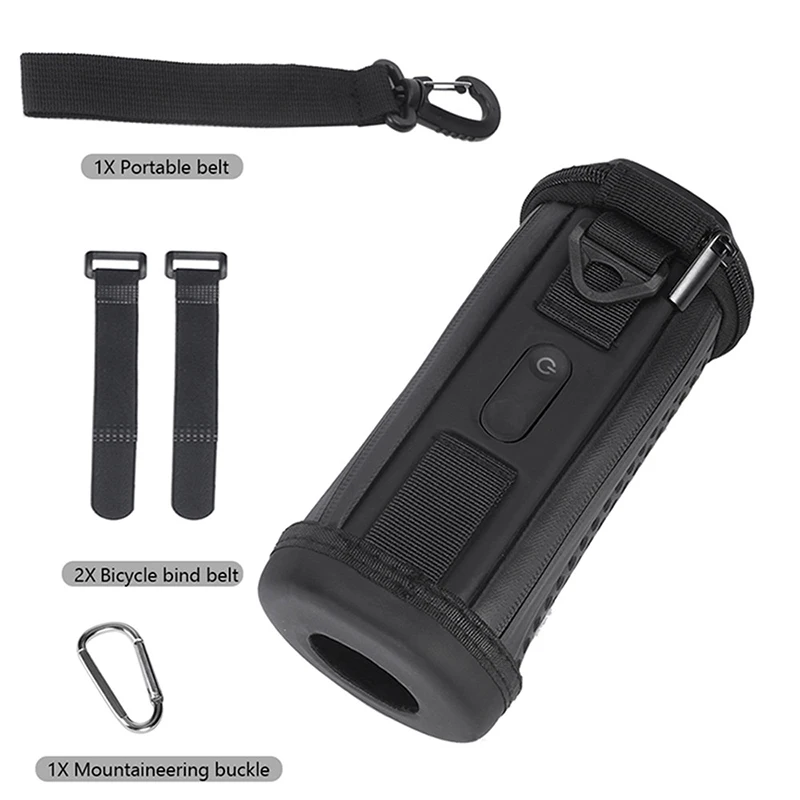 ZOPRORE Cover Pelindung Tas Kantong Travel Case Lengan Pembawa PU untuk JBL FLIP 6 Flip6 Speaker Bluetooth Portabel Tahan Air