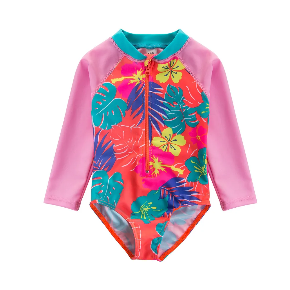 

Wishere Baby Girls Swimsuit Biquini Swimming Bathing Beachwear Costume One-Piece Swimwear Sun Protection UPF50+ Swimming Suit