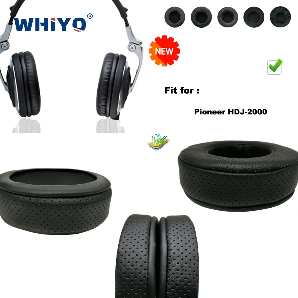 

New upgrade Replacement Ear Pads for Pioneer HDJ-2000 Headset Parts Leather Cushion Velvet Earmuff Headset Sleeve Cover