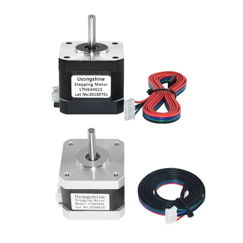 17HS4401 4-lead Nema 17 42BYGH 1.5A 40mm Stepper Motor 42 Motor Fits For 3D Printer Milling Machine Engraver N2UB