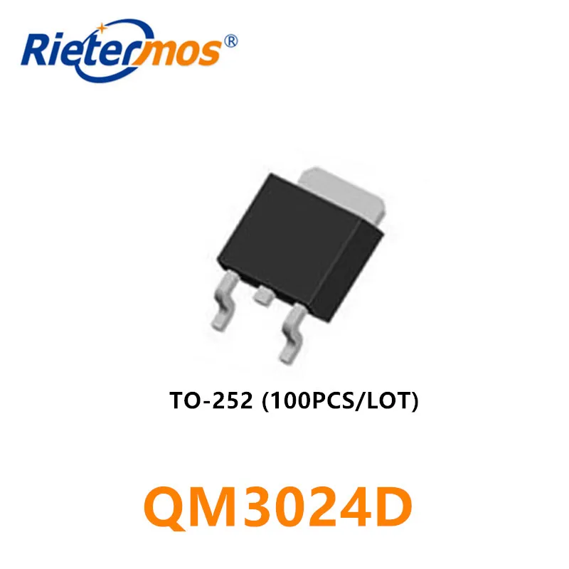 100PCS N-CHANNEL 30V QM3024D QM3024 TO252 고품질
