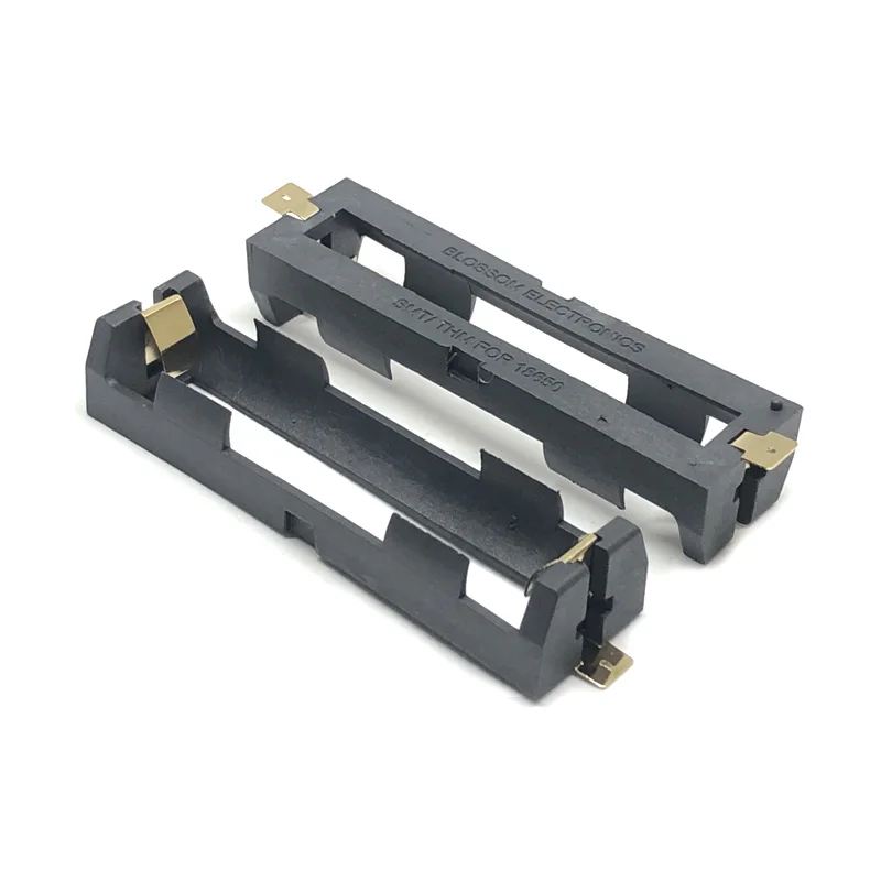 High Quality 1*18650 Battery Holder Case SMD SMT With Bronze Pins 1 slot 1x 18650 Radiating Battery Shell Storage Box