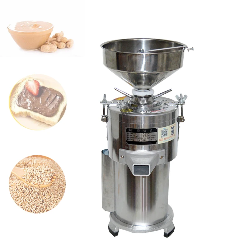 Walnut Butter Processing Equipment Automatic Small Tahini Peanut Butter Grinding Tahini Sesame Paste Machine