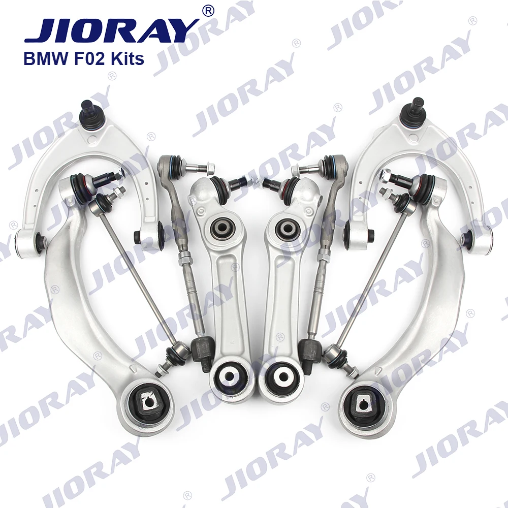 JIORAY Control Arm Ball Joint Stabilizer Link Tie Rod Kits For 7 Series F07 F01 F02 F03 F04 31126798107 31126798108