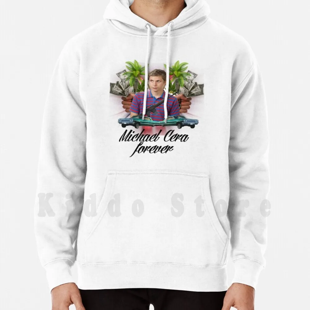 Michael Cera Forever Hoodies Long Sleeve Michael Cera Superbad Juno Indie Hipster Gangsta Ironic Tumblr Actor