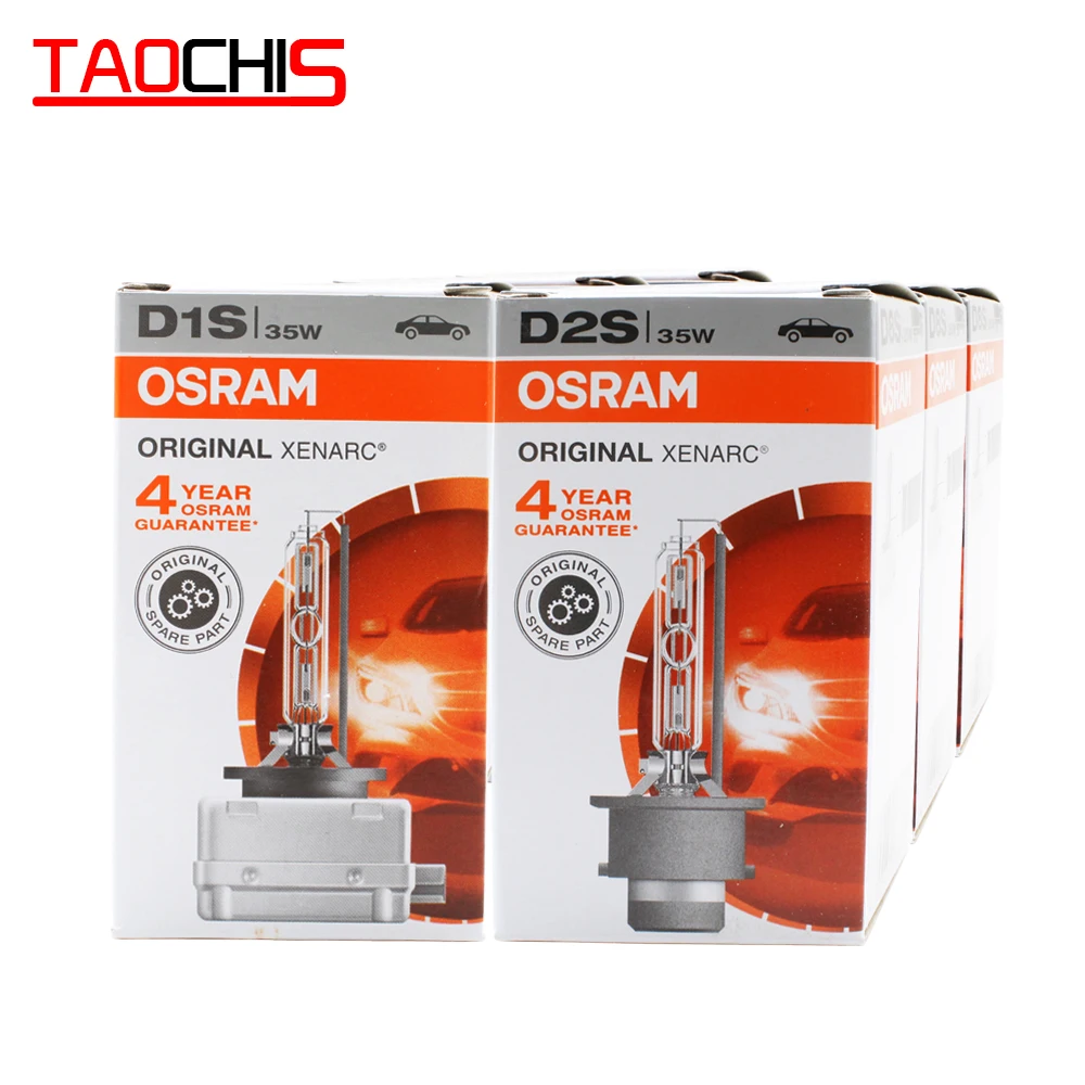 Original OSRAM XENARC D1S D3S D2S D2R D4S D8S HID Xenon Light bulbs for auto car headlight 4300K 12V 35W