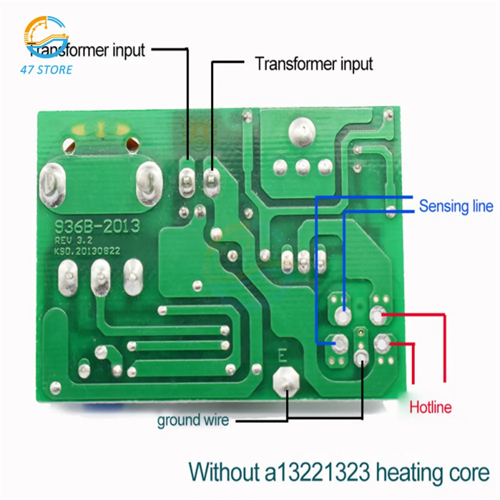 A1321 Controle Board Controller para 936 HAKKO Estação De Ferro De Solda, Módulo De Controle De Temperatura Termostato, Solda De Solda