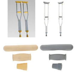 Seniors Crutch Replacement Part Kit Tips Cover Underarm Pad Hand Grip Covers