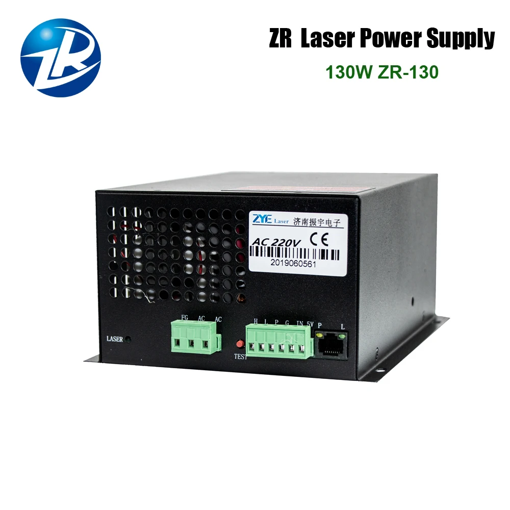 

ZR Series: 130W CO2 Laser Power Supply For 130W 100W CO2 laser tube Laser Engraver 110V/220V For Laser Engraving Cutting Machine