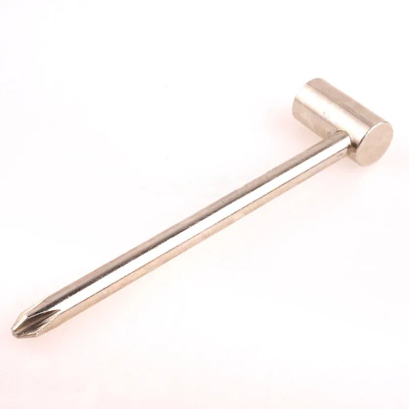 Strumento di regolazione della chiave a traliccio in metallo da 7mm colore argento per chitarra elettrica Jackson Ibanez PRS