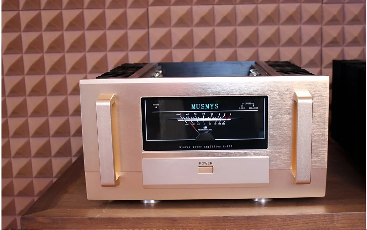 High-end N-110 A-200 Mono bock Class A Power Amplifier study Auccphase brand technology 300W/CH 8-ohm HiFi Power AMP