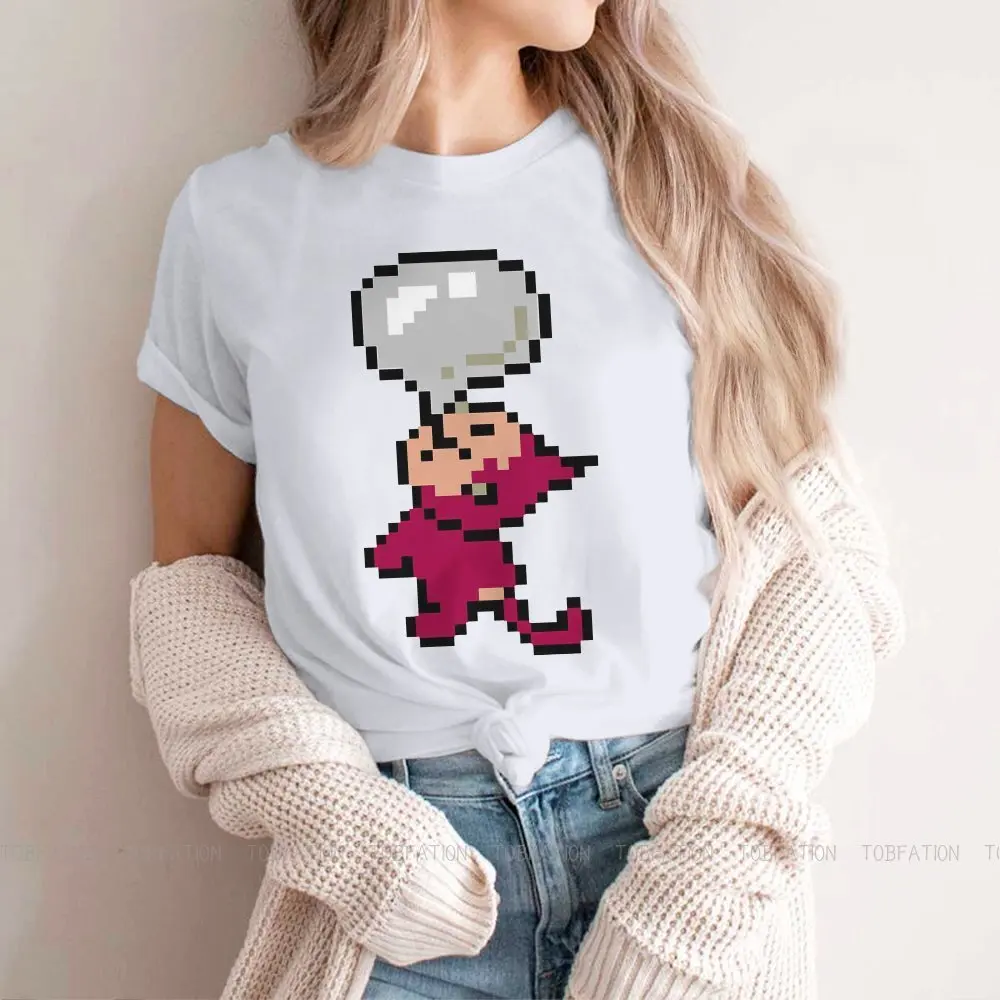 Bubble Monkey Classic T-Shirt Sweet Girls Women T-Shirt Mother Earthbound Game Blusas Casual Short Sleeve Vintage Oversized Tops