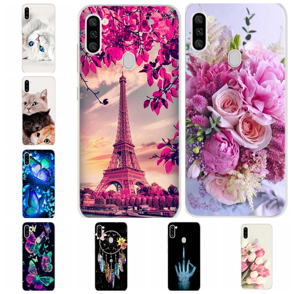 

Soft Silicone TPU Art Pattern Phone Case For Samsung Galaxy A11 SM-A115F/DS Cover Shell For Samsung Galaxy M11 SM-M115F/DSN 6.4"