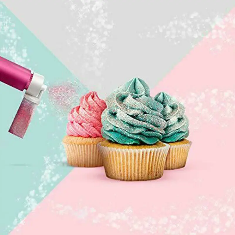 Cake Manual Airbrush Spray Gun Coloring Baking Decoration Cupcakes Desserts Pastry Decorating Spraying Tool