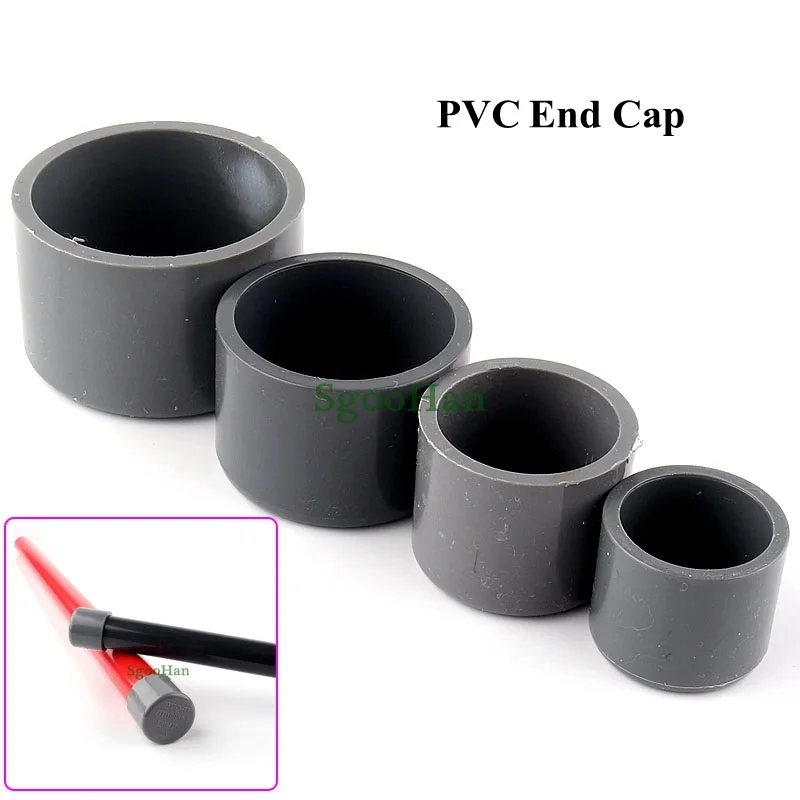 5~100pcs 20~50mm End Cap Connector Hydroponic Planting Frame Irrigation System End Plug Connector PVC Pipe Fittings