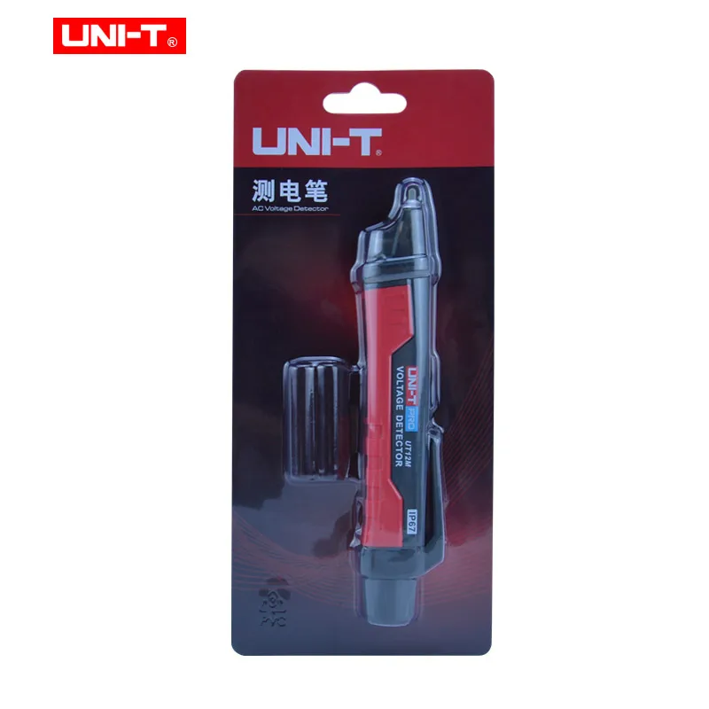 UNI-T Socket Wall AC Voltage Detector Indicator 24V-1000V Non Contact Volt Current Electric Sensor Test Pen UT12E UT12M