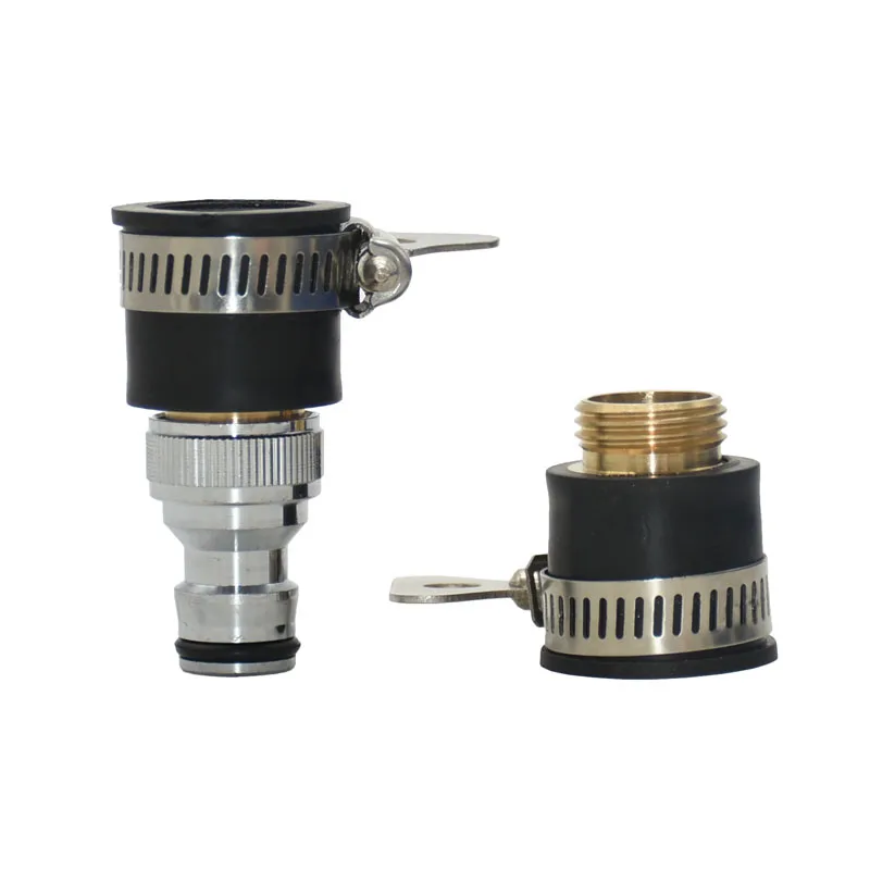 

16mm to 1/2" Male round connector garden tap Faucet quick connector adapter 1 pcs