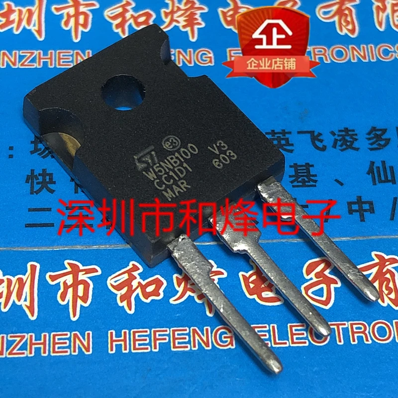 

10PCS W5NB100 STW5NB100 TO-247 1000V 4.3A