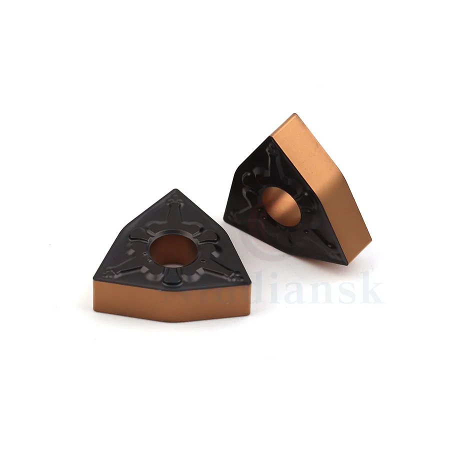 È utilizzato per la lavorazione di parti in acciaio WNMG080404 WNMG080408 WNMG080412-TM LF9218 100% originale inserti in metallo duro CNC tornio tools10PCS