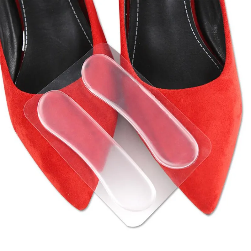 3Pairs Women Strip Heel Stick Foot Care Insoles Inserts Silicone Gel Pads For Shoes Liner For Feet Protector High Heels