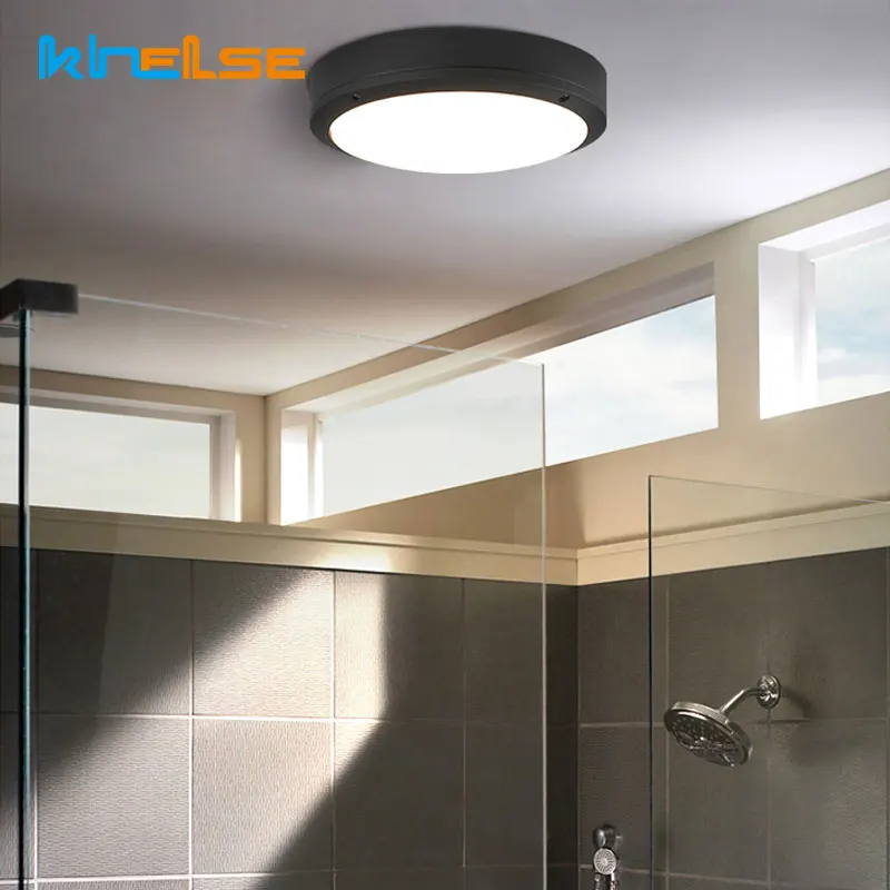 Waterproof Outdoor Ceiling Light Bathroom Lights Wall Sconce Lamp Flush LED Kitchen Balcony Porch Lighting Fixtures 90-260V