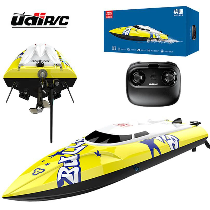 

UDI906 RC Ship 2.4G 20km/h Electric RC Boat Vehicle Models 80m Control Distance with Water Cooling System