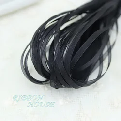 (40 meters/lot) 1/8'' (3mm) Black Organza ribbons Wholesale gift wrapping Christmas ribbons