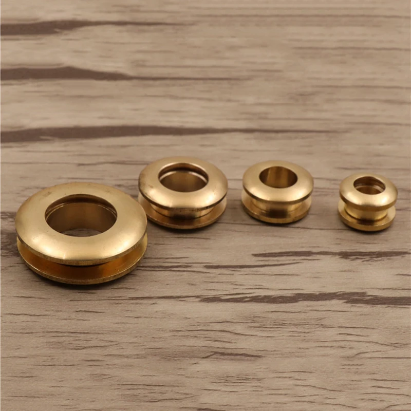 

20*10mm Brass Gas Hole Grommets Screw Threaded Connection Eyelet DIY Bag Belt Part Hardware Leather Craft Handmade Buckle