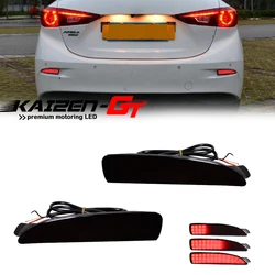 Rear Bumper Reflector LED Lights Tail Brake & Rear Fog Light Turn Lamp For Mazda 5 6, For Mazda 3 Sedan/Wagon Side Marker Light