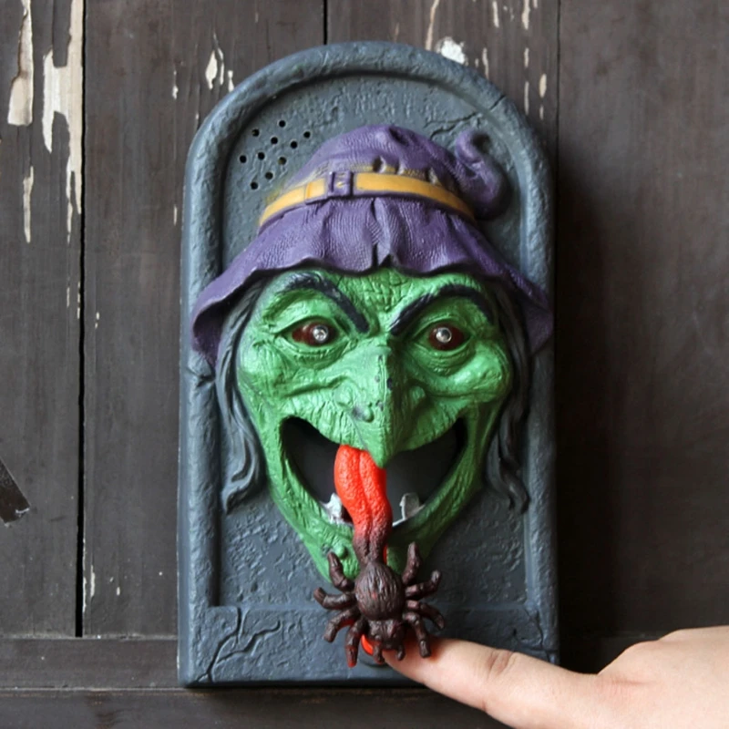 Halloween Door Doorbell Props for Ghost Festival Decoration Supplies