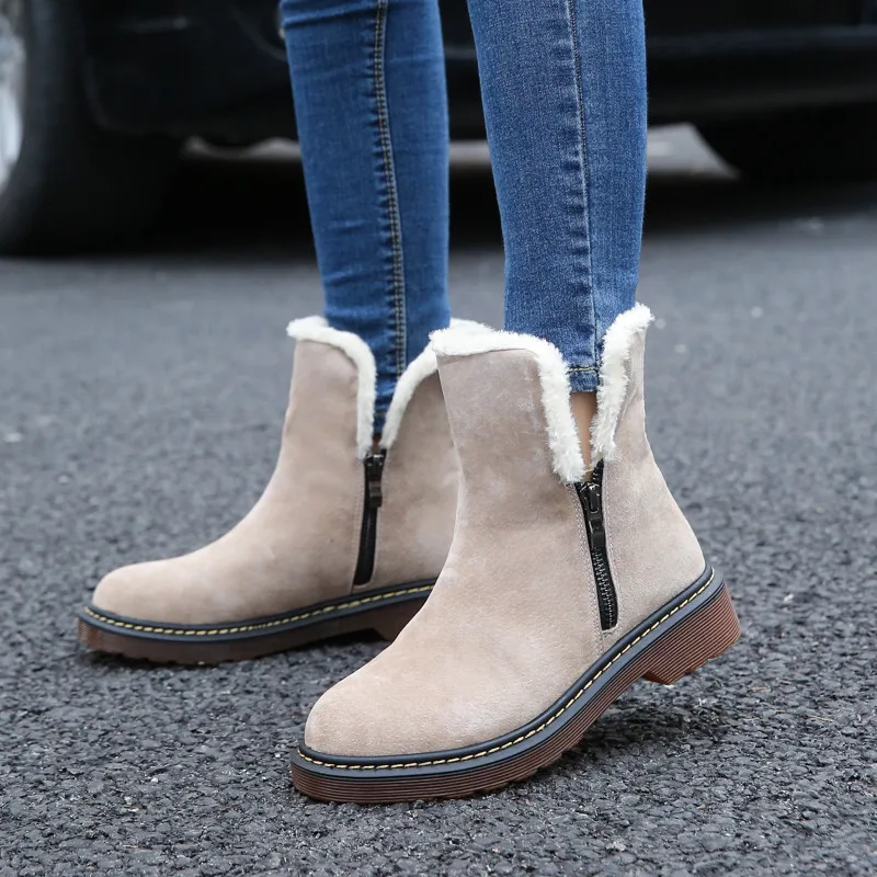 

Women Boots Nice Pop Arrival Winter Boots Nice Ankle Snow Boots Warm Women Shoes Plus Size 34-43 865