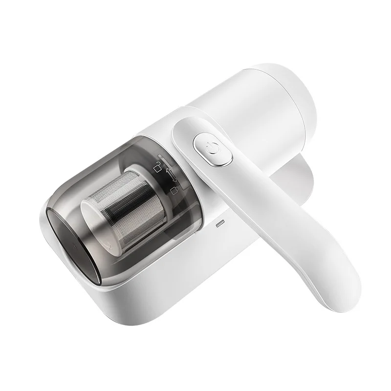 EU 1007 Home Handheld Wireless Mite Eliminator Small UV Vacuum Cleaner on Bed