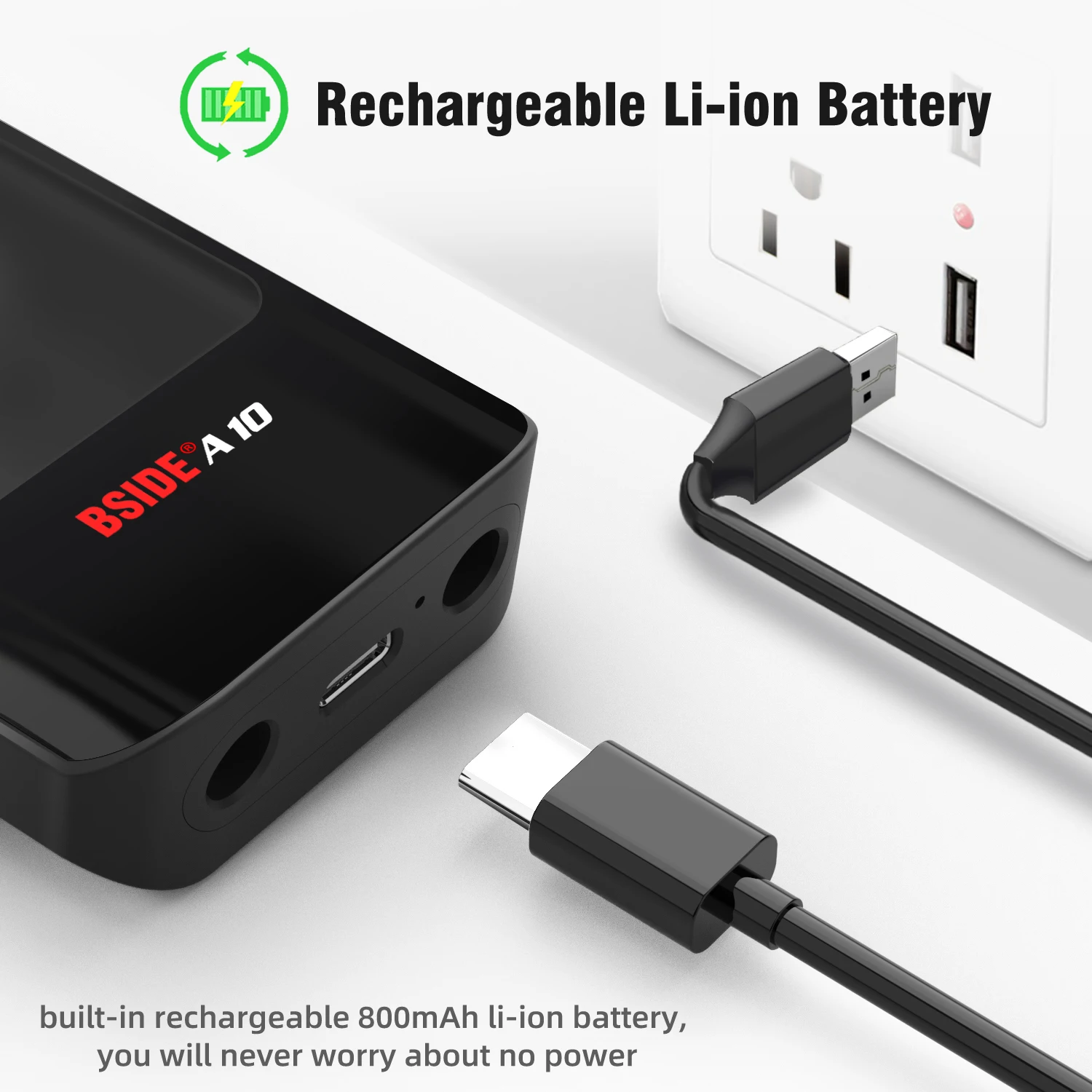 Bside A10 Kleur Lcd Ultra-Draagbare Digitale Multimeter 9999 True Rms Dc Ac Spanning Capaciteit Ohm Diode Ncv Hz fire Wire Tester