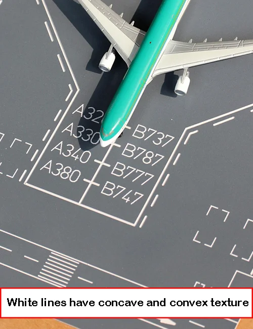 miniature  1:400/500  Airport  Aircraft apron  Platform orms  Seat  Plastic 20*30cm