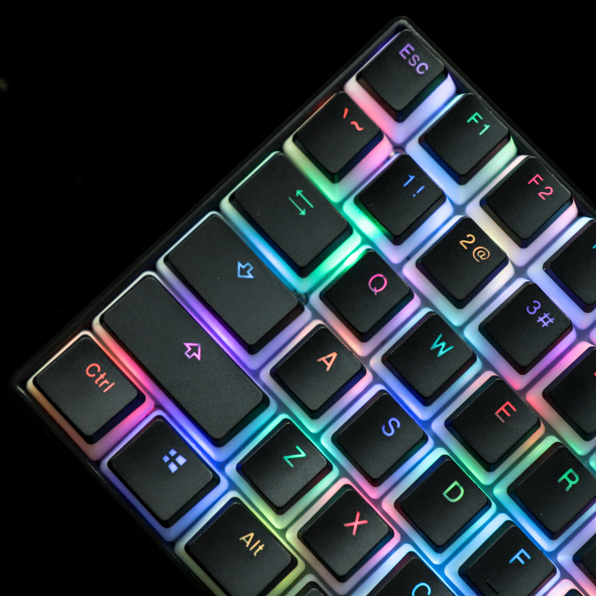 YMDK 108 PBT Double Shot Doubleshot Shine Through ANSI ISO OEM Profile Pudding Keyacp For MX Mechanical Keyboard