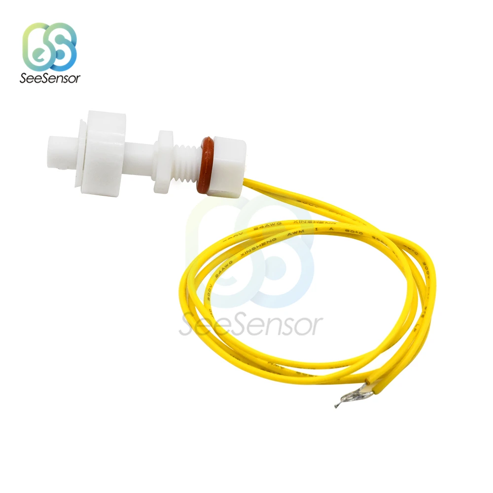 Normally Closed Low Pressure Float Switch ZP2508 Mini PP Tank Pool Water Liquid Level Sensor Vertical Float Switches 220V