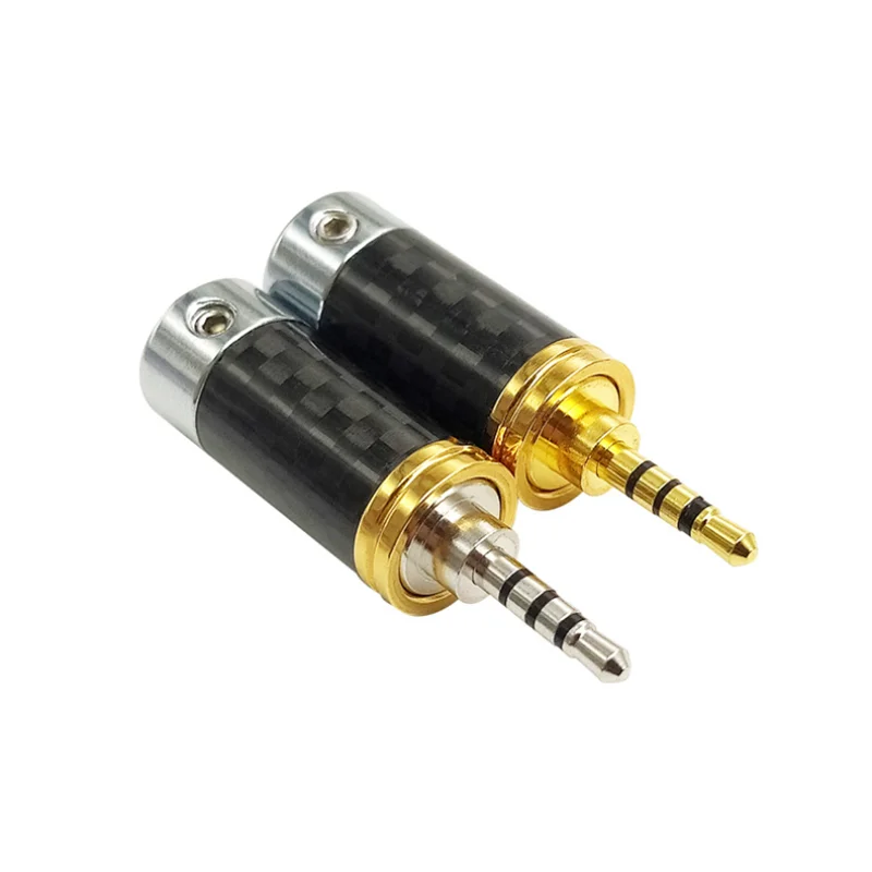 2.5MM 4pole balance plug Carbon fiber convex 2pcs