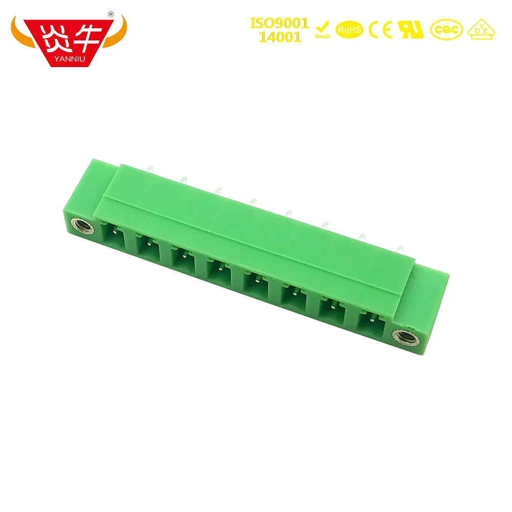 

50Pcs 5.08mm 15EDGVM KF2EDG15VM 5.08 2P ~ 12P PCB CONNECTOR PLUG-IN TEMINAL BLOCK 2PIN ~ 12PIN MCV 1,5 GF 1847615 PHOENIX KEFA