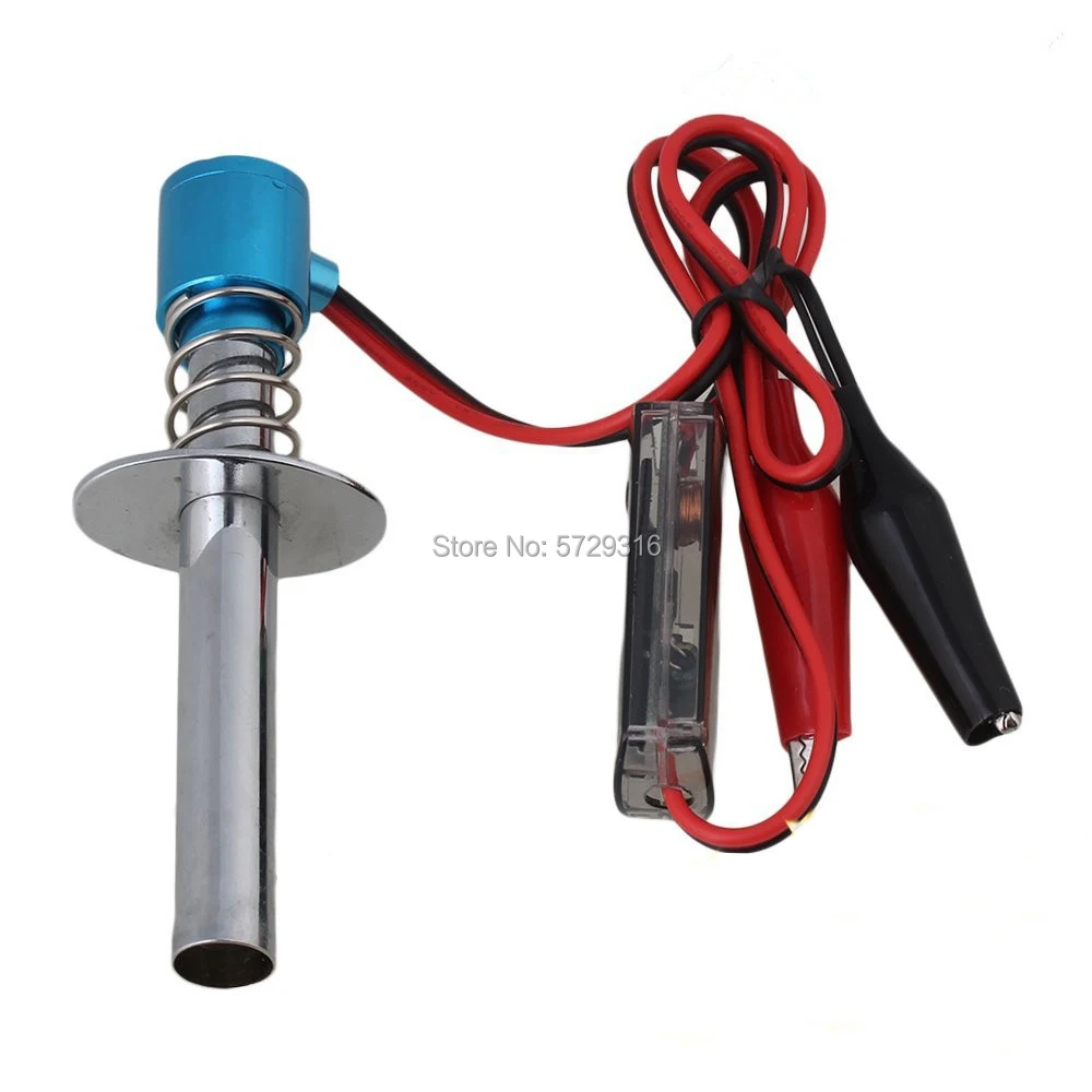 Electric candles Glow Plug Starter Igniter for 1:8 1:10 Nitro Buggy Truck RC Model Car Baja Boat Plane Helicopter