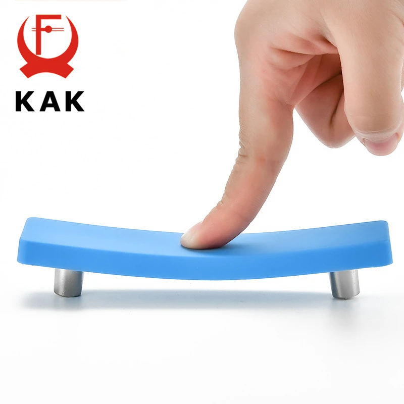 KAK Kids Room Cabinet Knobs and Handles Cartoon Furniture Handles PVC Door Knob Safe Kids Drawer Cabinet Pulls for kids Hardware