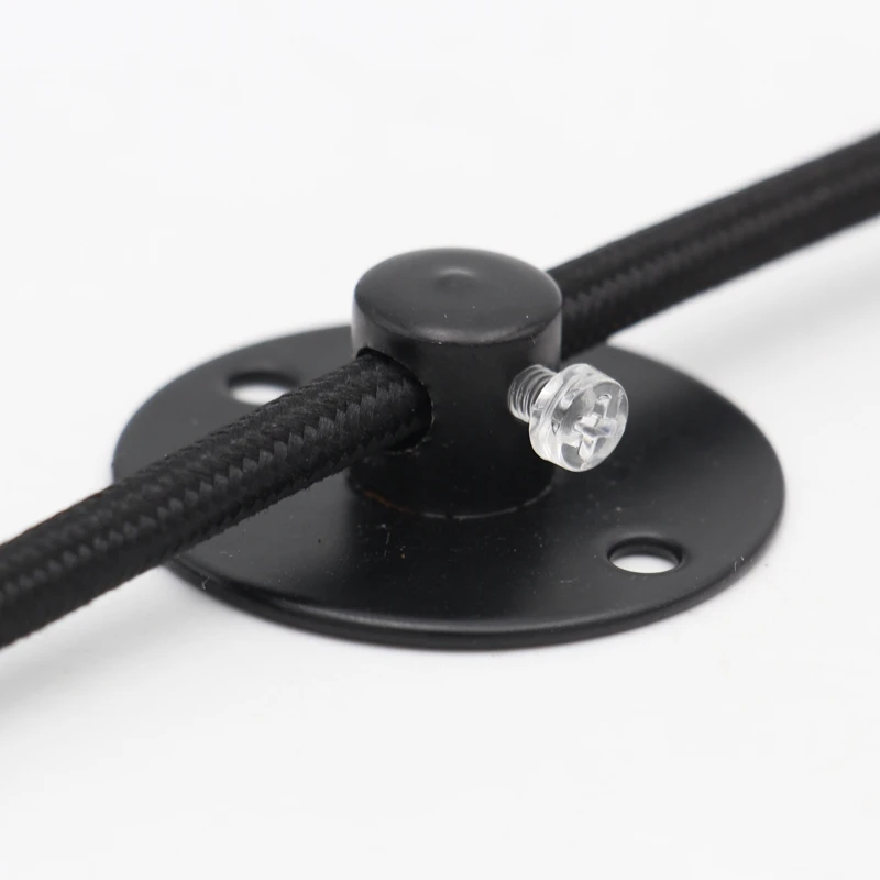 Металлический фиксирующий провод, кабельные крючки, фиксаторы для замены натяжения шнура, крепежные светильники для потолочных светильников, подвесные светильники