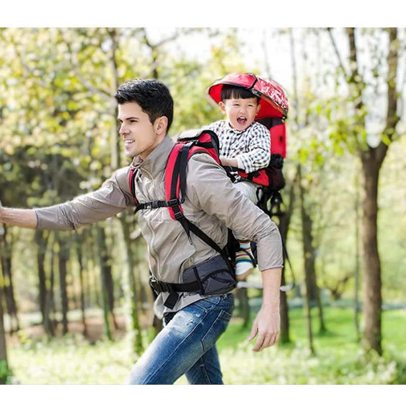 Baby Kind Wandelen Carrier Rugzak Peuter Reizen Rugleuning Outdoor Klimmen Stoel Schouder Carry Back Stoel