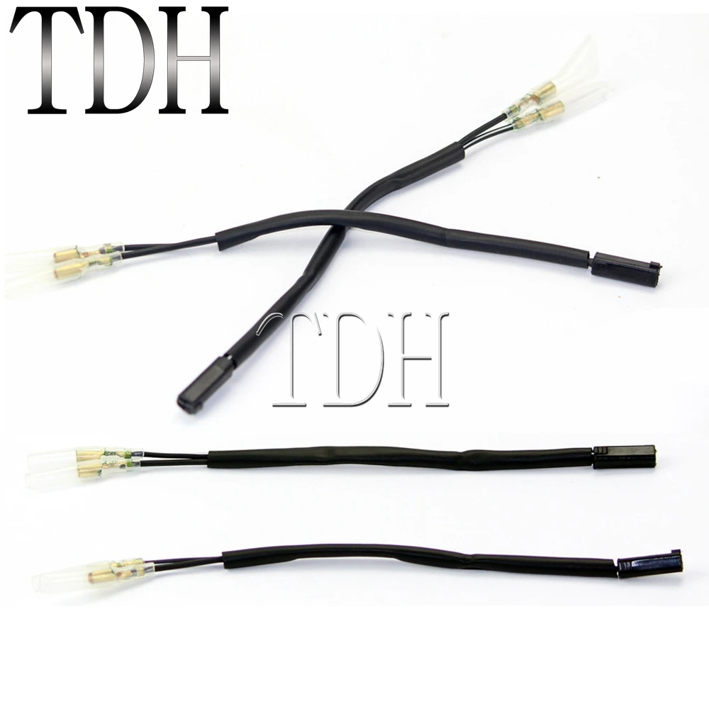 4x Turn Signal Indicator Blinker Wire Adapter Connector Cable Plug Lead For SUZUKI GSX R600 R750 R1000 TL1000S 1000 GS500 SV650