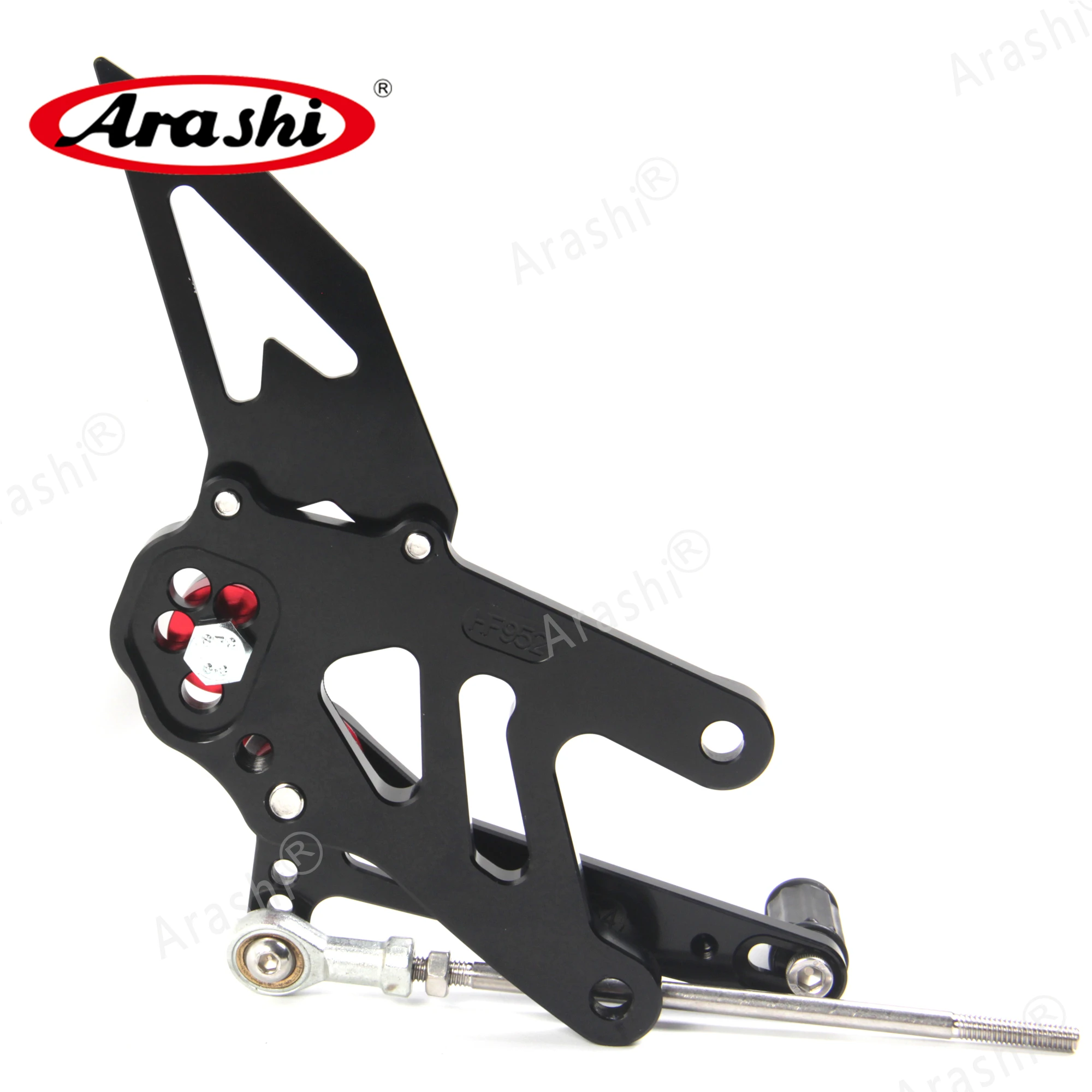 Arashi GP Shift Rearset For APRILIA RSV4 1100 2017 2018 2019 2021 CNC Adjustable Footrests Foot Pegs Footrest