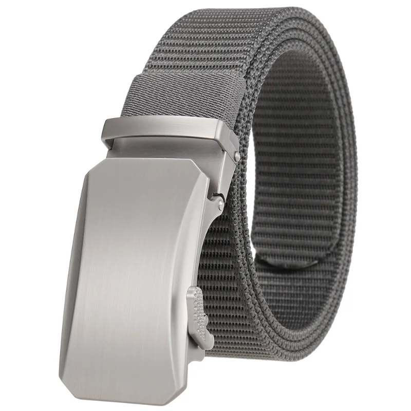 

High Quality Fashion Male Nylon Braided Belt Men's Alloy Belt Buckle Belt LY136-24896A-1 Belts for Men Luxury Designer Brand